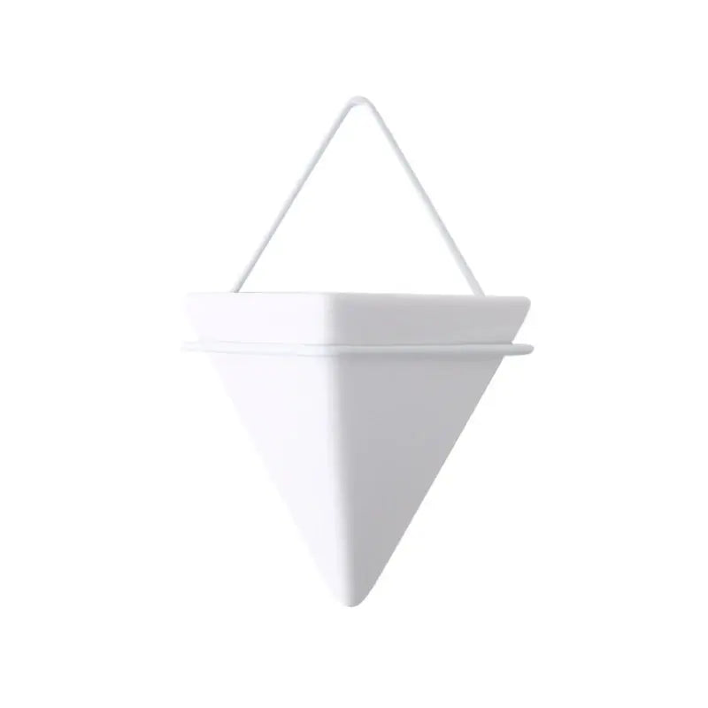 Wall Mounted Triangle Plant Flower Pot Nordic Ceramic 