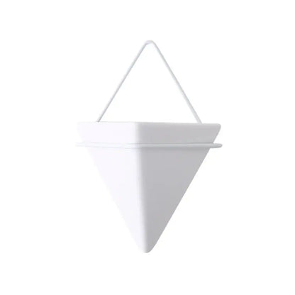 Wall Mounted Triangle Plant Flower Pot Nordic Ceramic 