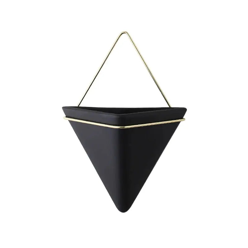 Wall Mounted Triangle Plant Flower Pot Nordic Ceramic 