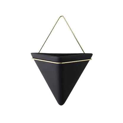Wall Mounted Triangle Plant Flower Pot Nordic Ceramic 